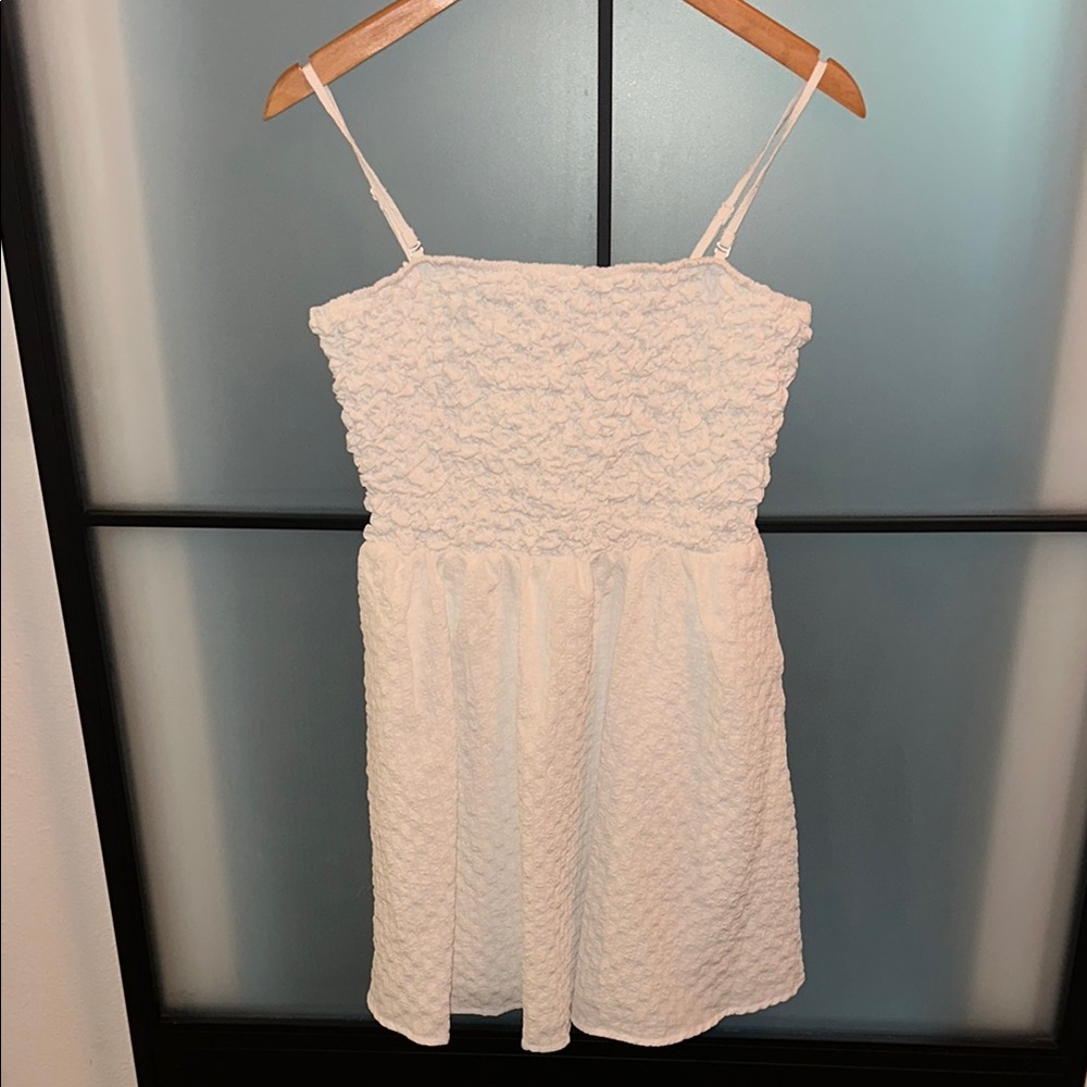 FRANCESCAS White Rouched Dress